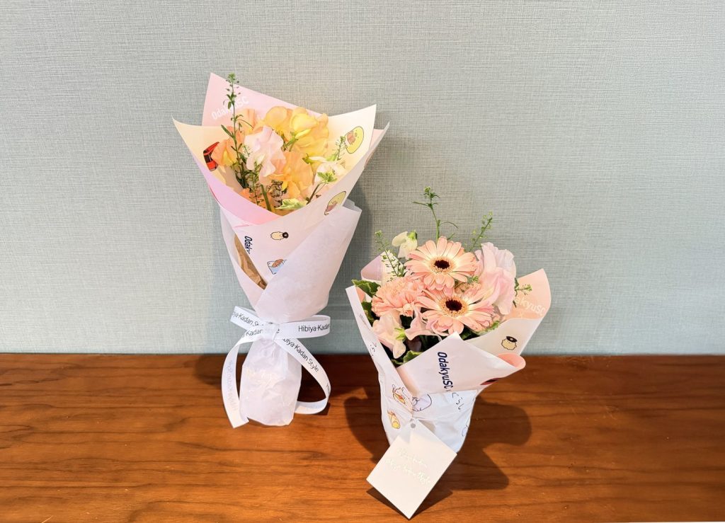 小田急 すみっコぐらし すみっコ すみっコぐらしコラボブーケ ブーケ 日比谷花壇 シュシュフルール Hibiya-Kadan Style